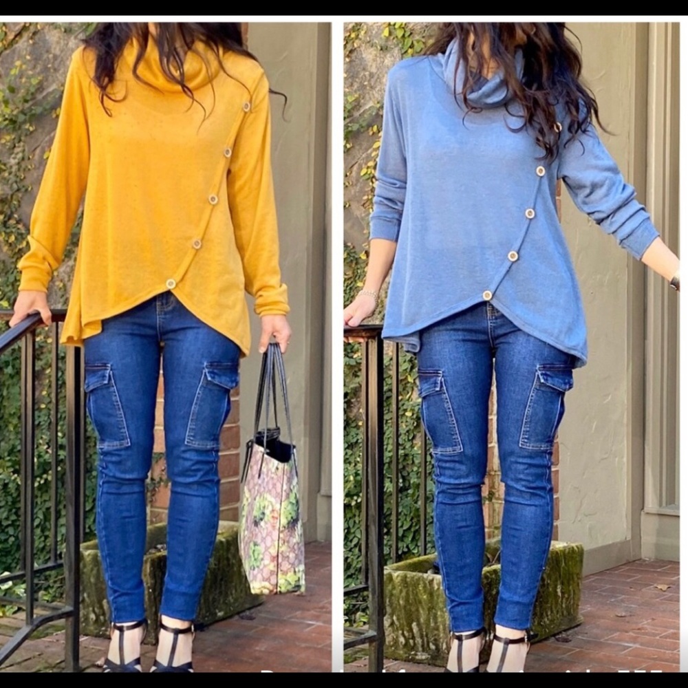 ✨NWT LAST ONES✨PARIS✨Cargo side pockets Skinny Jeans